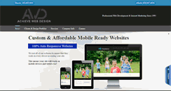 Desktop Screenshot of achievewebdesign.com
